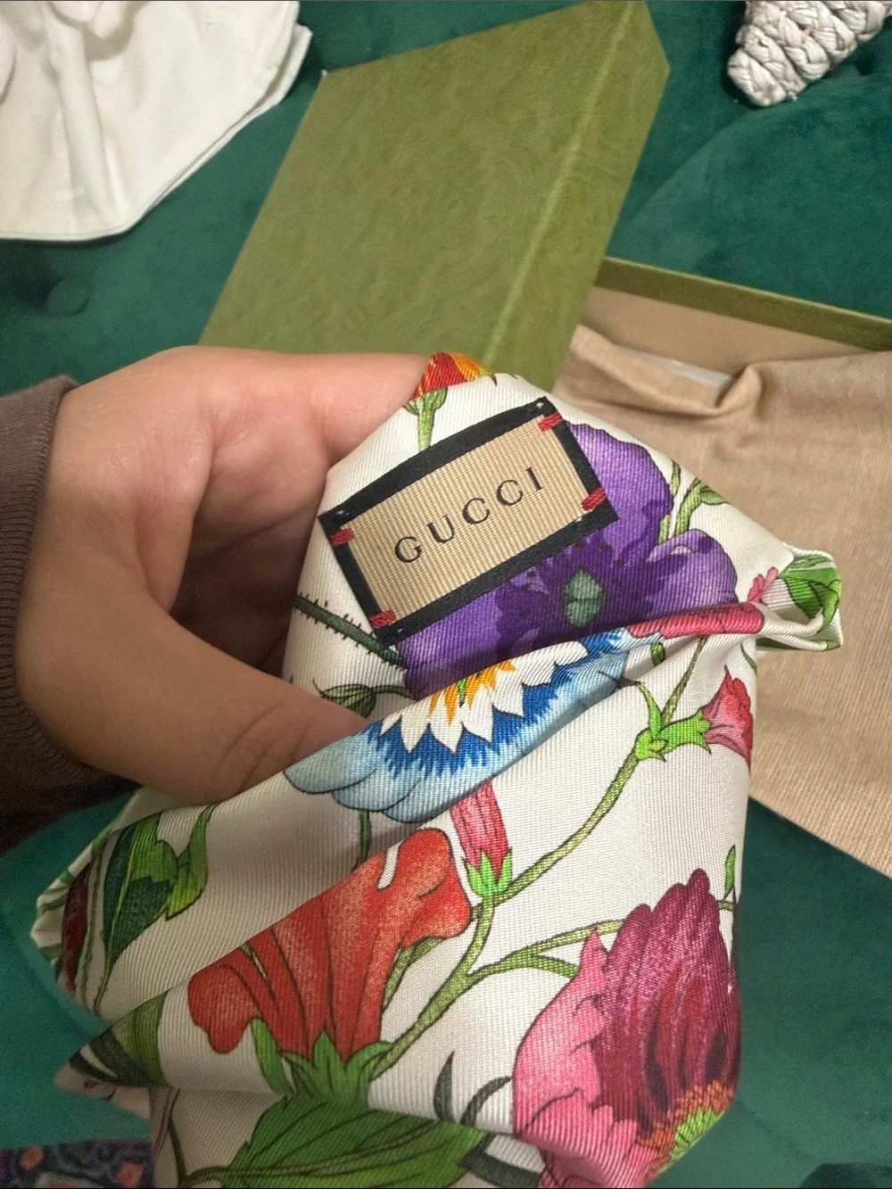 Gucci silk scarf